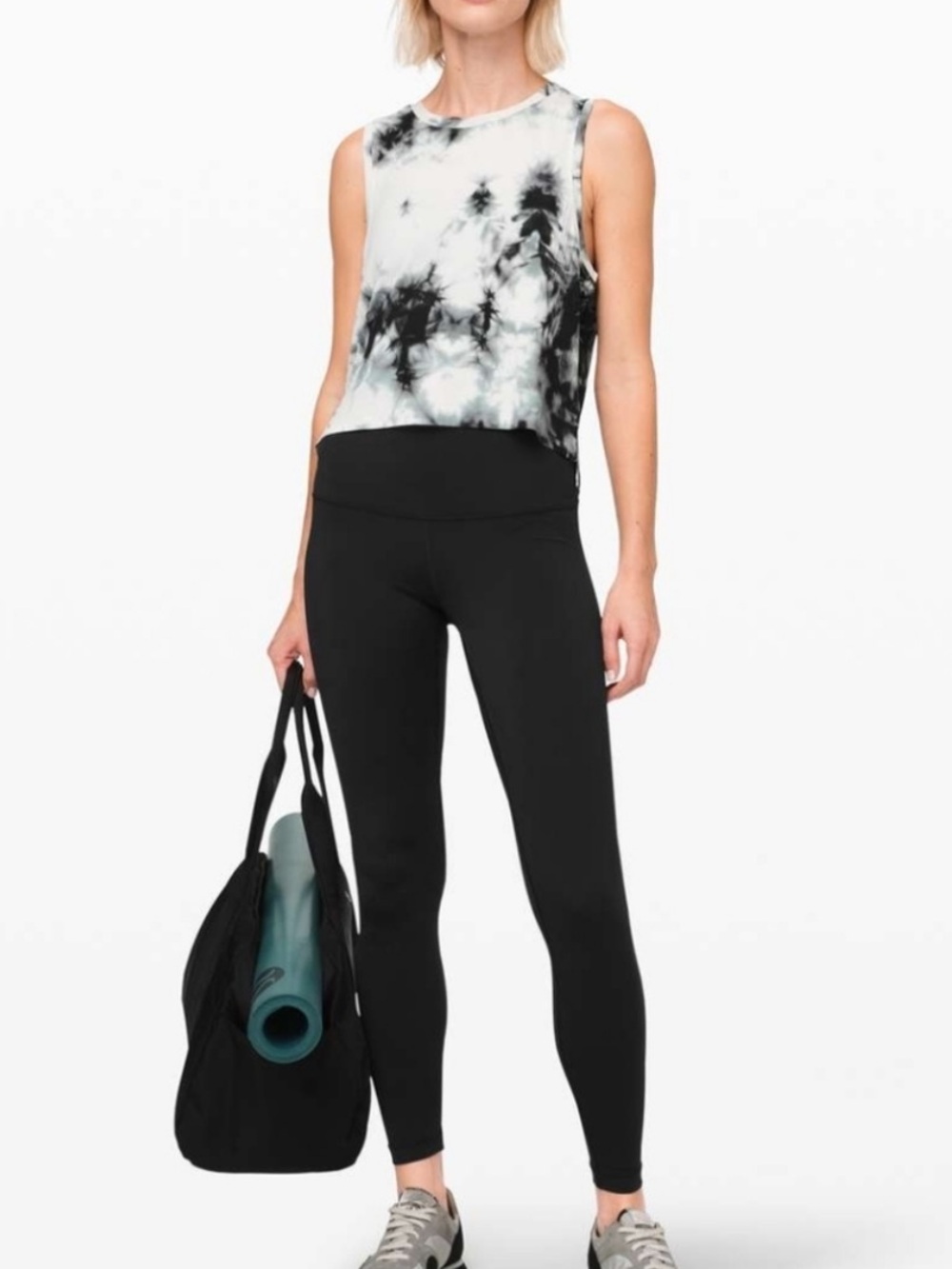 Lululemon Train to Be Tank top Shibori Deep Coal | Size M
